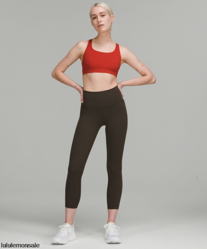 Lululemon Damen DELULU090 | Wunder Train High-rise Crop 23 Dark Olive